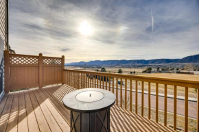 10 Mi to USAFA Townhome with Deck and Views!